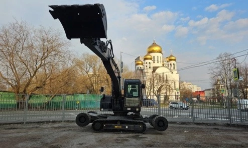 Экскаватор колесно-гусеничный HZM X120